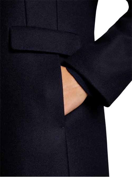 Cappotto Donna Blu con cappuccio FAY | NAW59473430SGLU809